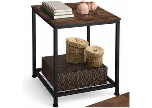 TecTake Beistelltisch Derby in braun von tectake