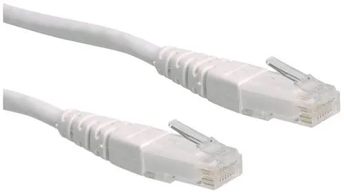 Roline 21.15.1516 RJ45 Patchkabel CAT 6 U/UTP 0.30m Weiß 1St.