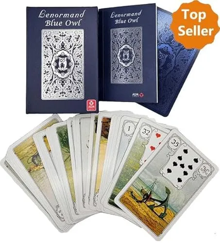 Lenormand Blue Owl (Silver Edition) von AGM-Urania