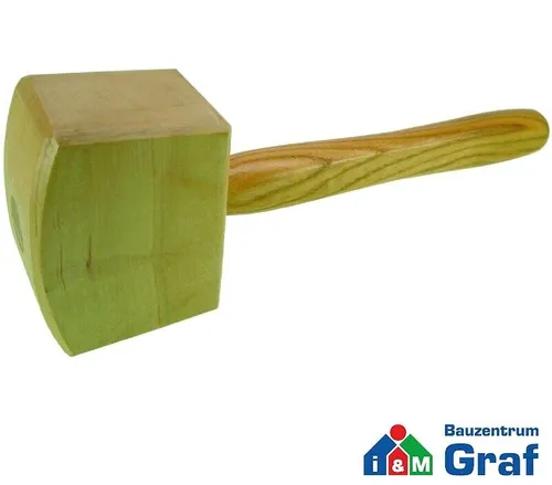 HaWe Schreiner-Klüpfel Holzhammer aus Rotbuche 140x90mm - Hämmer, hochwertiger Holzhammer mit robustem Kopf aus Rotbuche für präzises Arbeiten im Holzbau und Schreinerhandwerk.