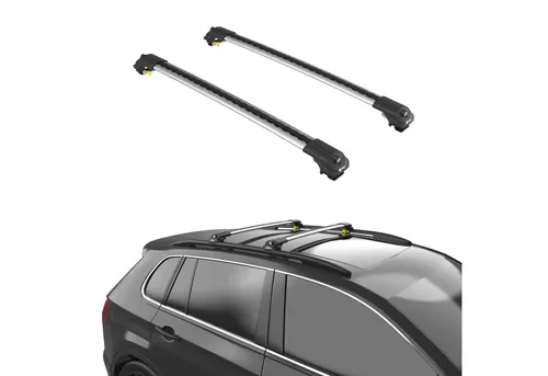 TURTLE Dachbox-Halterung für Hyundai Santa Fe (Sm) 2001-2006 - Robuste Dachbox-Halterung mit 250 kg Tragfähigkeit, TÜV zertifiziert und einfach zu montieren. Ideal für Camping und Outdoor-Aktivitäten, um Ihr Equipment sicher zu transportieren.