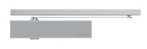 Edelstahl Oben-Türschließer TS 52 - Universell einsetzbar - Türschließer für DIN-L und DIN-R, mit nur 49 mm Aufbauhöhe und vandalismussicherem Clip-Cover aus Edelstahl, ideal für vielfältige Türsituationen.