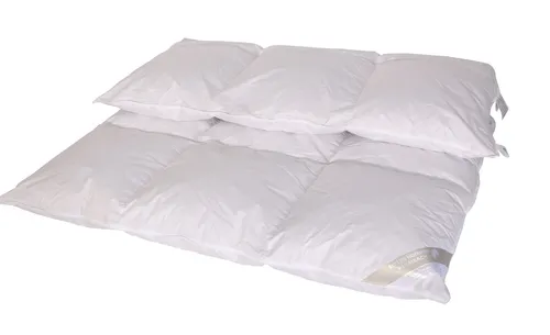 Luxus Winter Kassetten Daunenbett 155x200 cm - Bettdecken aus 100% neuen Daunen, atmungsaktiv und hypoallergen, ideal für kalte Nächte. Genießen Sie höchsten Schlafkomfort mit Öko-Tex Standard 100.