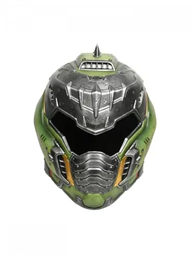 DOOM: The Dark Ages Wearable Helmet Replica - Games - Tragbarer DOOM Slayer-Helm mit LED-Effekten und verstellbarem Band, perfekt für Fans und Cosplay-Enthusiasten.