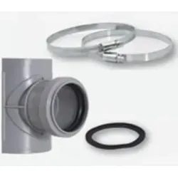 airfit Sattel-Abzweig DN 75x50 mit Befestigungsschellen von Airfit