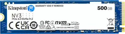 Kingston NV3 NVMe PCIe 4.0 Interne SSD 500GB M.2 2280