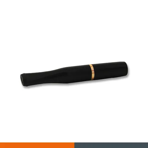 DENICOTEA standard dekor schwarz Kunststoff Zigarettenspitze