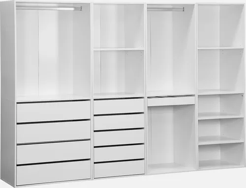 Begehbarer Kleiderschrank Modulo mit 4 Elementen