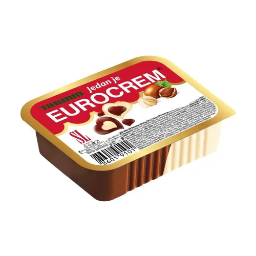  Eurocrem Brotaufstrich 90g Haselnusscreme Schoko Takovo 13,22 EUR/kg
