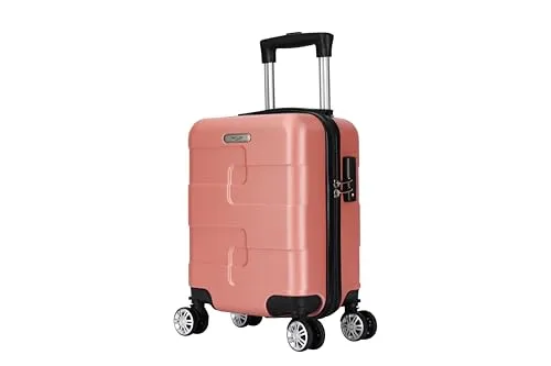 TROLLEY ADC Kabinenkoffer Flugzeug 40x30x20 cm mit abnehmbaren Rollen – Ryanair Handgepäck – Underseat Koffer