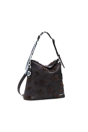 Desigual Rucksack Stencil Flocado Mini Backpack - Eleganter Rucksack mit floralem Design, vielseitig als Rucksack oder Schultertasche nutzbar und ideal für den Alltag.