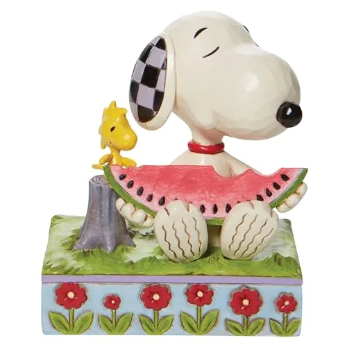 Enesco Peanuts by Jim Shore JSPEA Snoopy Wassermelonen-Figur, 11,7 cm