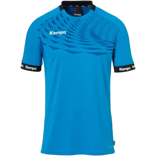 Kempa Herren Wave 26 Shirt - Sportshirt für Handball und Fitness - Badmintonbekleidung Herren, atmungsaktives Funktionsshirt aus 100% recyceltem Polyester für optimalen Tragekomfort und nachhaltige Sportmode.