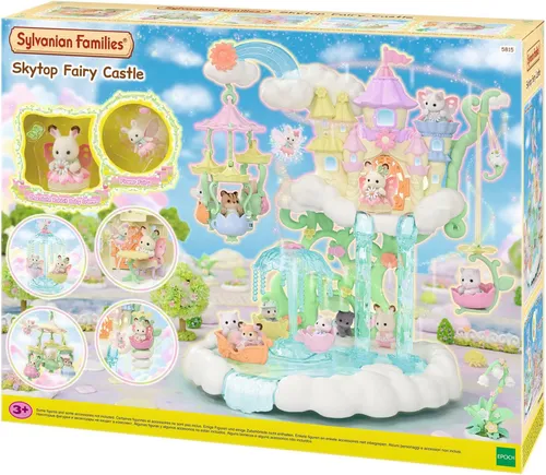 Das Märchenschloss - SYLVANIAN FAMILIES - 5815 - Verkleiden & Kinderrollenspiele, schwimmendes Feenschloss als Sammlerstück für fantasievolles Spielen und kreative Rollenspiele.