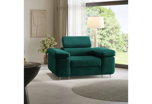 Masseno Ohrensessel Calvo M – Komfortabler Lounge Sessel mit Armlehnen - Ergonomischer Ohrensessel mit breiter Sitzfläche und weicher Polsterung für entspanntes Sitzen. Ideal für Wohnzimmer, Schlafzimmer oder Arbeitszimmer – pflegeleicht und in modernen Farben erhältlich.