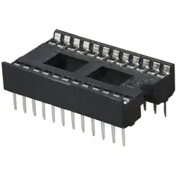 GS-KR 24 - IC-Sockel, 24-polig, doppel. Ferderk., RM 1,778