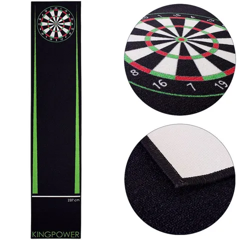 Kingpower Dartmatte Dart Matte Dartteppich Turnier Matte Dartmatte Darts 290x60 cm Auswahl