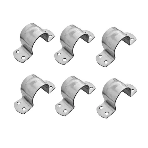6x Mastschelle Mast 48 50 mm Schelle für Rohr Stahl verzinkt Sat Antenne ARLI
