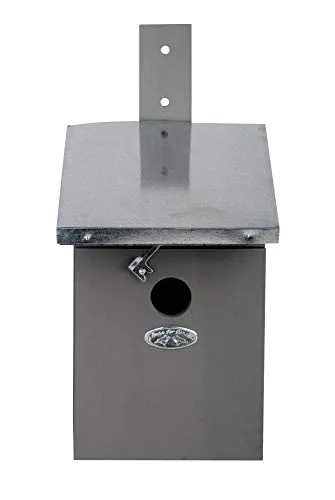 Esschert Design NK40G Kohlmeisen Nistkasten, grau in grau von Esschert Design