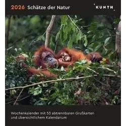 Schätze der Natur - KUNTH Postkartenkalender 2026