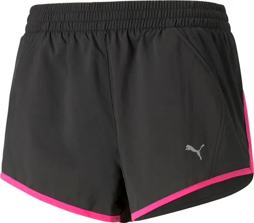PUMA Damen Favourite Velocity 3'' Laufshorts XSBlack Ravish Pink