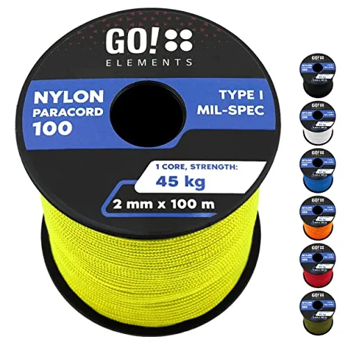 GO!elements Paracord 100 in gelb von GO!elements