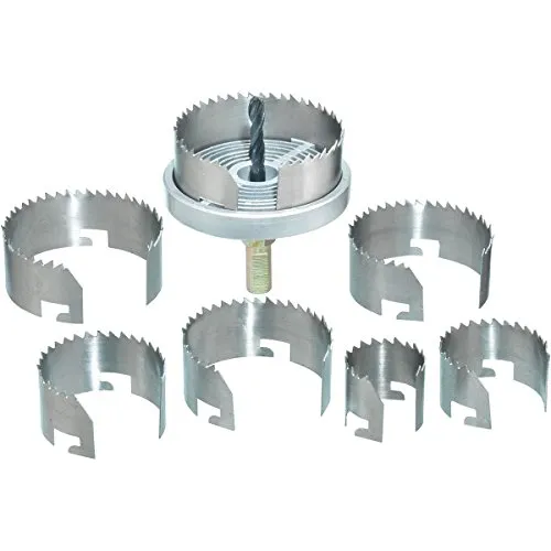 Connex COXT976320 Holzlochsäge-Set, 7-teilig, 26-63 mm H45 mm