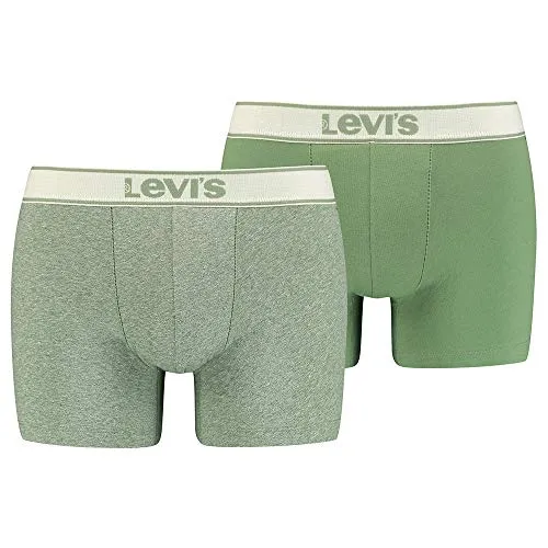 Levi's Vintage Heather Men's Boxer Briefs (2 Pack) in grün von Levi's