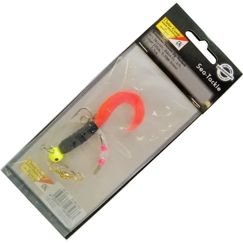 Dieter Eisele Vorfach 1 Jig schwarz/rot 7g - Pilkvorfach, Pilksystem, Dorschrig