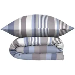 SCHIESSER Bettwäscheset Hoops in blau von Schiesser