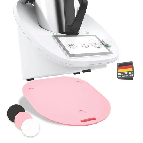 Mumsi© Gleitbrett für Thermomix TM5 & TM6 in rosa - Hochwertiger Gleiter aus Acrylglas – Müheloses verschieben