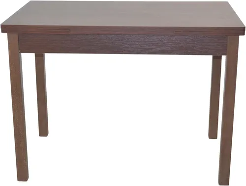 HOFMANN LIVING AND MORE Esstisch ausziehbar, Nussbaum-Nachbildung - Moderner Esstisch mit Auszugsfunktion, ideal für Familienessen. Aus hochwertigem FSC-zertifiziertem Holzwerkstoff, pflegeleicht und vielseitig einsetzbar.