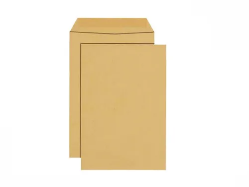 C5 Versandtaschen Umschläge Braun ohne Fenster selbtsklebend 90g/qm für A5