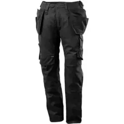 Mascot Hose mit Hängetaschen, Größe 82C42, schwarz - Arbeitshose & Bundhose, leichtes Design mit ergonomisch geformten Hosenbeinen und verstellbaren Hängetaschen aus strapazierfähigem CORDURA für optimale Funktionalität.