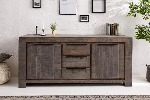 Sitheim-Europe Sideboard Woodridge Massives Sideboard 174cm Mangoholz-Handarbeit