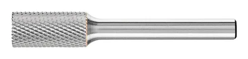 Pferd Frässtift HM zylindrisch 6 mm - 21100776 - Frässtift mit Stirnverzahnung, ideal für präzise Bearbeitung und Langlebigkeit in der Metallverarbeitung.