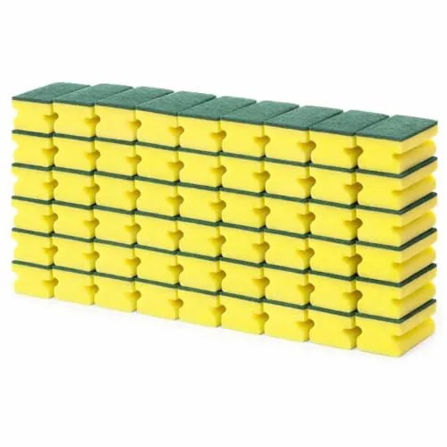 BAYLI Scheuerschwamm 140 Stück – Extra starke Reinigungskraft für Küche und Gewerbe - 140er Set Küchenschwämme für effektive Reinigung von Töpfen, Pfannen und mehr. Robuste, langlebige Qualität mit ergonomischer Griffform – ideal für Haushalt und professionelle Anwendungen.