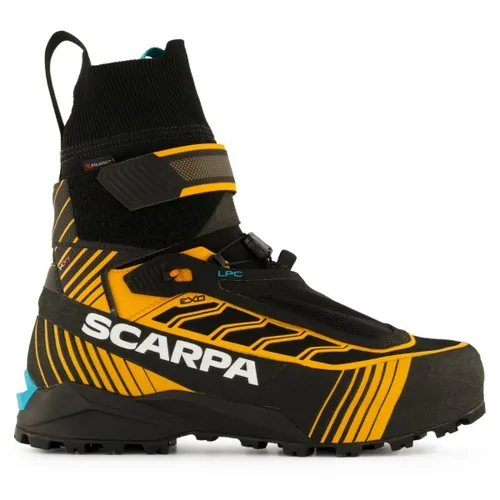 Scarpa Ribelle Tech 3 HD Black/Bright Orange - Leichter Allround-Bergschuh - Bergschuhe mit Polartec Windbloc für optimalen Wetterschutz und neuem Dynamic Tech Roll System für weniger Ermüdung beim Gehen. Ideal für anspruchsvolle alpine Abenteuer.