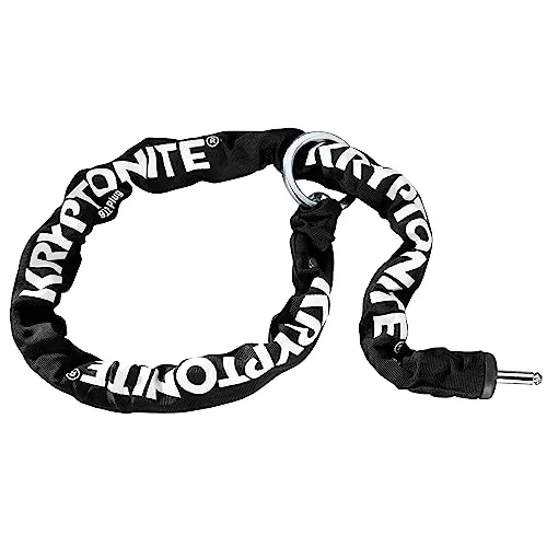 Kryptonite Unisex Einsteckkette 512 (5, 5mm/120cm) Fahrradschloss, Black, 120 cm