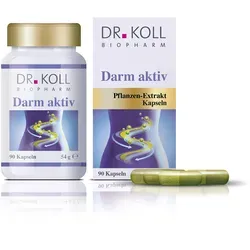 Darm Aktiv Dr.Koll Kapseln 90 St - Arzneimittel zur Unterstützung der Darmgesundheit, fördert die Verdauung und das Wohlbefinden.
