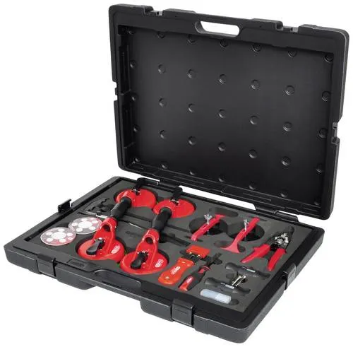 KS Tools 140.1065 MASTER Scheiben-Montage und Demontage-Satz, 13-tlg - Demontagewerkzeug für präzises Arbeiten, ideal für professionelle Anwendungen und einfache Montage sowie Demontage von Scheiben.