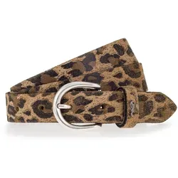 MUSTANG Ledergürtel Leather Belt W90 - Hochwertiger Gürtel aus echtem Leder in Taupe für stilbewusste Männer, ideal für jeden Anlass und langlebig im Einsatz.