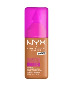 NYX Professional Makeup Make 'EM Wonder Soft Matte Flüssige Foundation 30 ml Nr. 26 - Honey