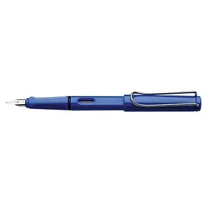 LAMY safari Patronenfüller blau hochglänzend M (mittel) in blau von LAMY