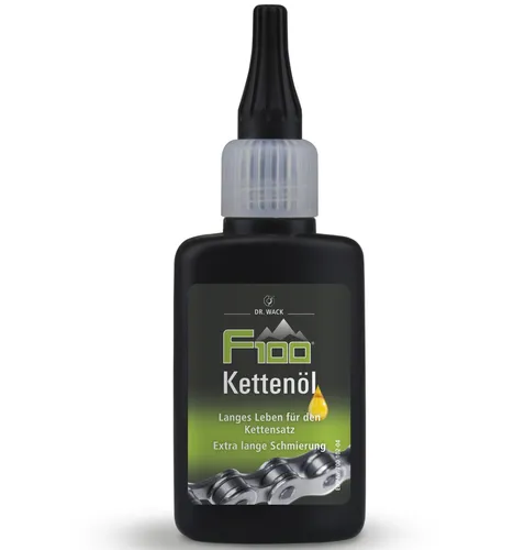 Dr. Wack F100 Kettenöl 50 ml - Hochleistungs Schmiermittel für Fahrräder - Kategorie: Schmieren & Säubern, sorgt für langlebigen Schutz und optimale Leistung Ihrer Fahrradkette.
