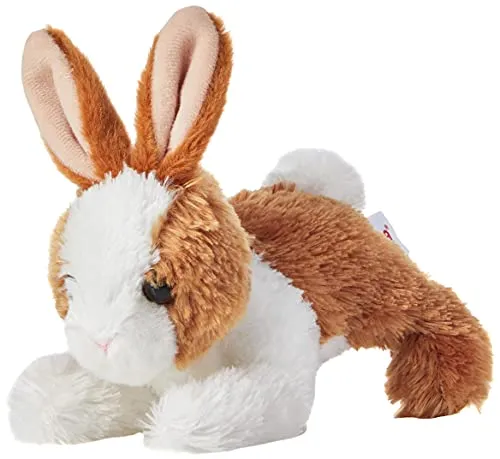 Aurora World 73902 - Plüschtier - Mini Flopsie - Hase, 8 Zoll / 20.5 cm, braun/weiß