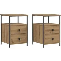 vidaXL Nachttisch 2 STK. von vidaXL