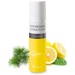 Duschschaum Citrus-ceder 50 Ml Wellness-dusche Sanft Hautverträglich Und 100% Vegan - Spitzner