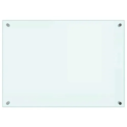 vidaXL Küchenrückwand Spritzschutz aus Hartglas in weiß von vidaXL