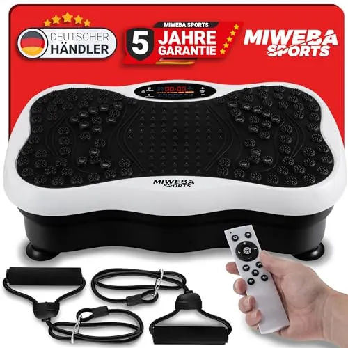 Miweba Sports Vibrationsplatte mit 5 Jahren Garantie